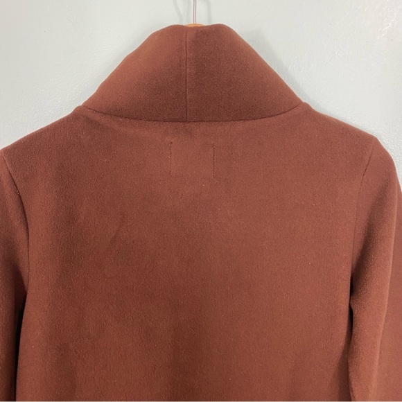 Dudley Stephens Cobble Hill Turtleneck Brown Sz Small Turtleneck Fleece Sweater - Picture 5 of 5
